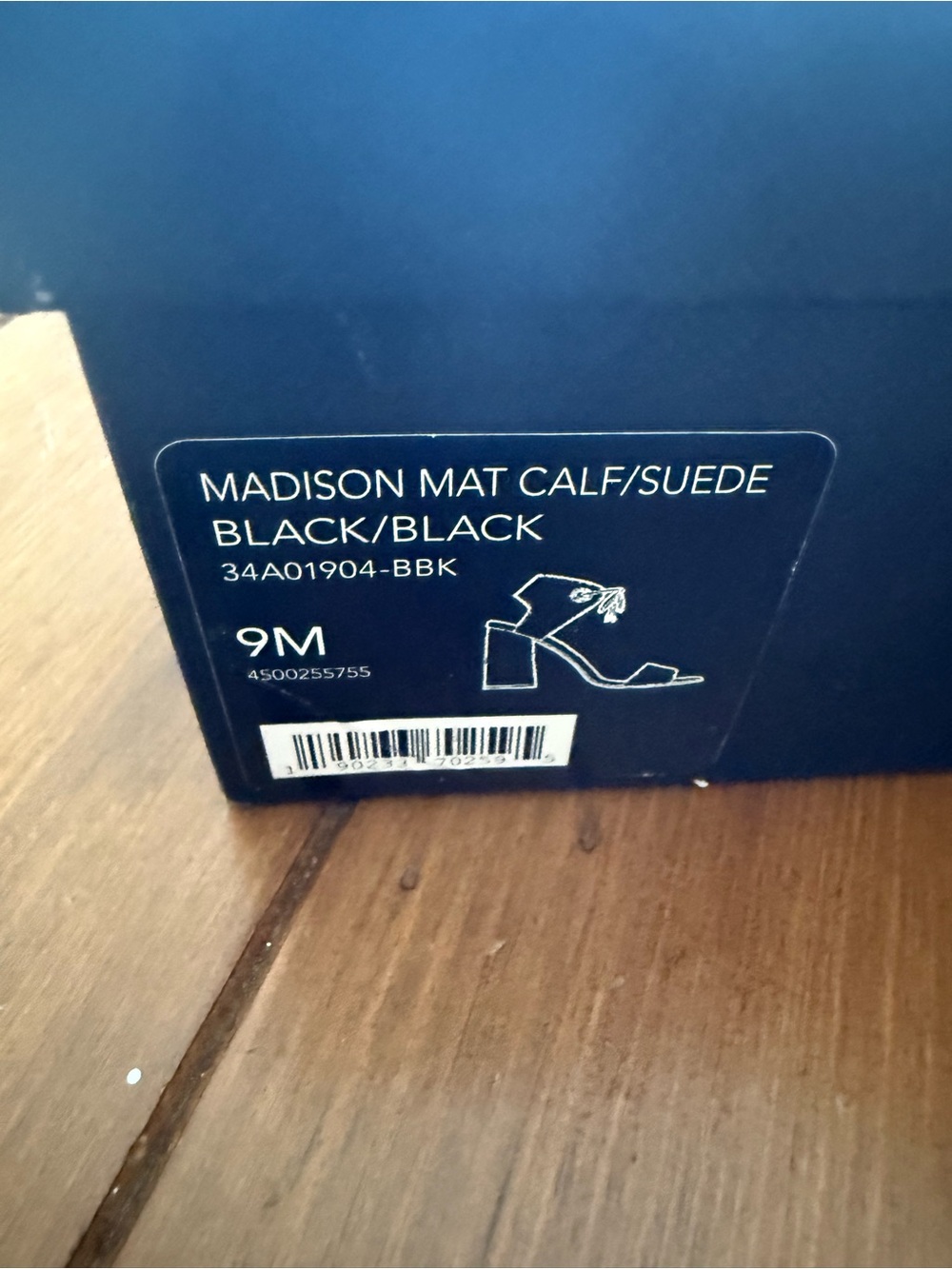 Coach Black Madison Mat Calf/Suede Heeled Sandals
